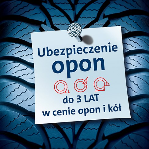 Ubezpieczenie opon i kół w cenie